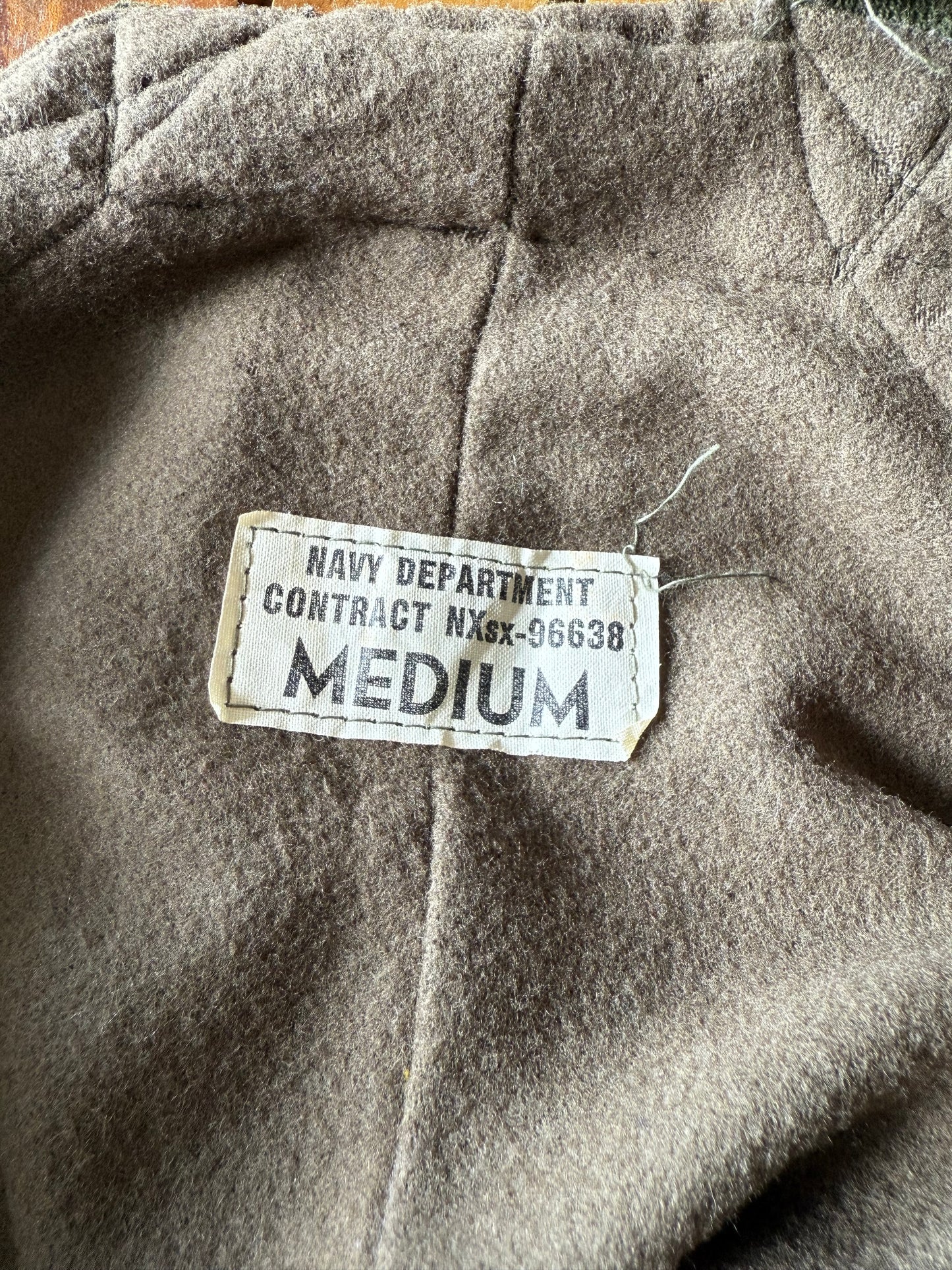 Vintage USN Navy WWII Bin Overalls Deck Pant Men Size Medium