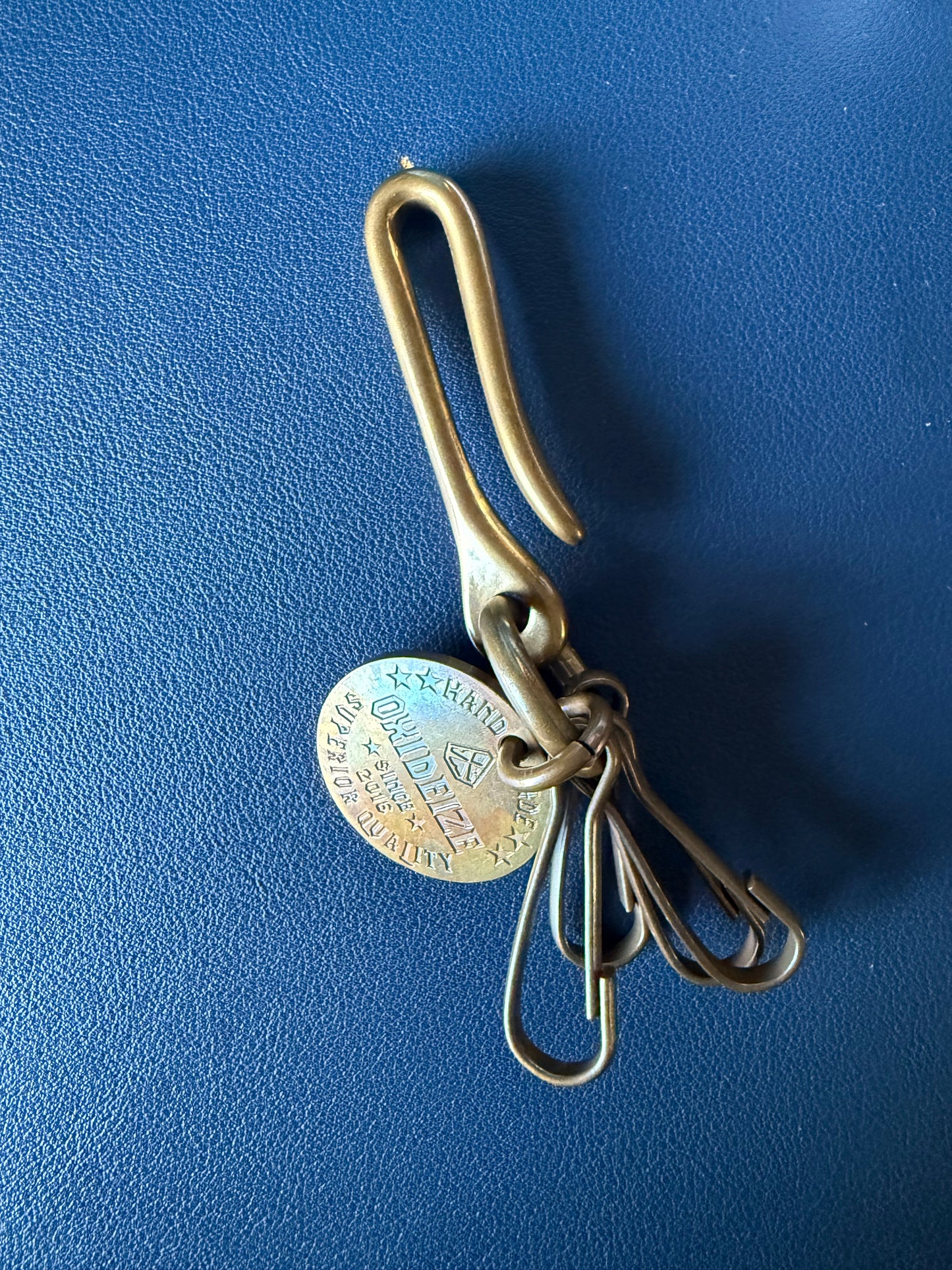 Copper Key Chain Belt U Hook - Handmade