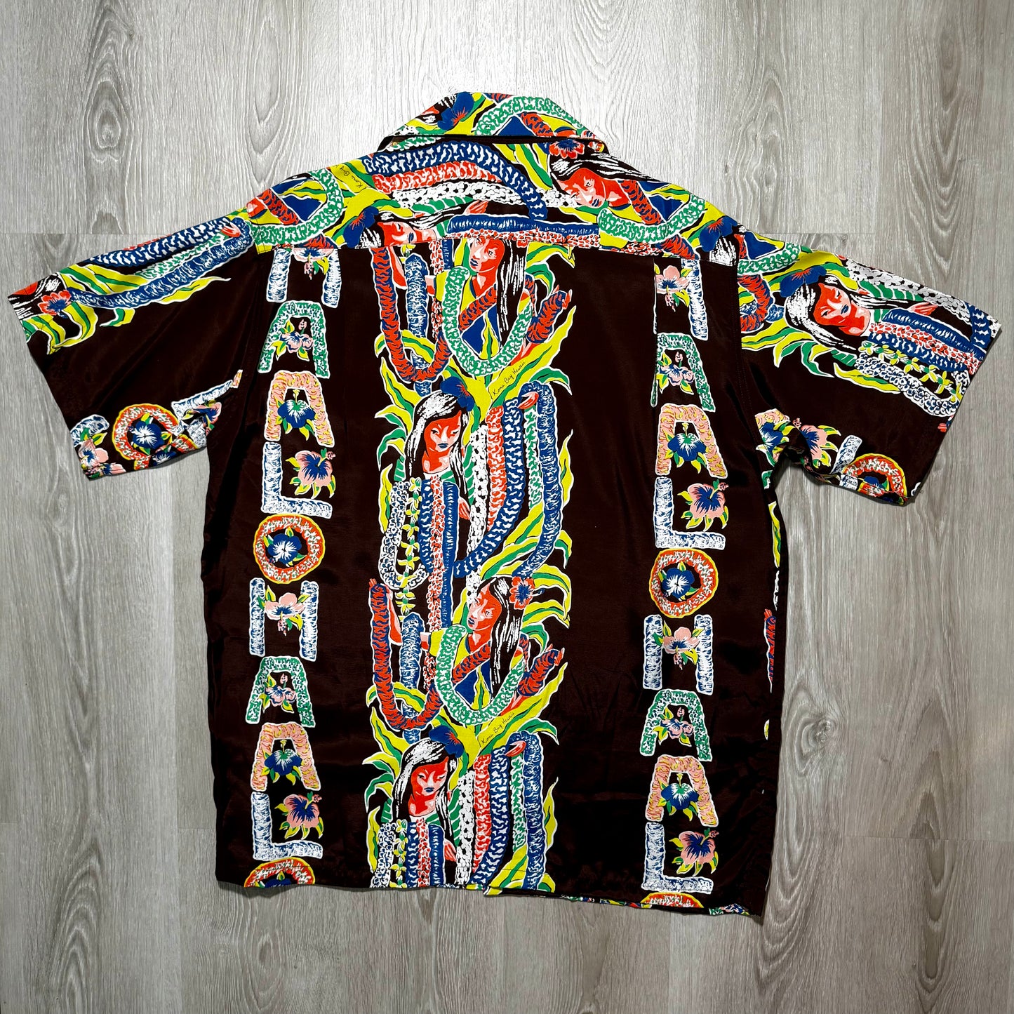 Aloha Girl Brown Hawaii Shirt - Kona Bay Hawaii