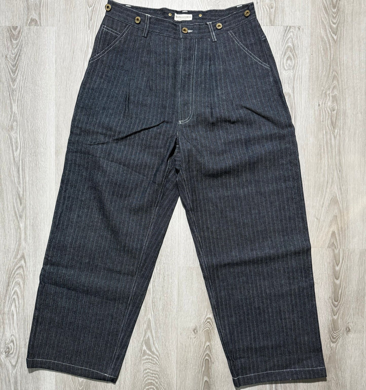 Luddite Herringbone Jeans Denim Pant