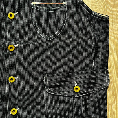 Luddite Original Herringbone Denim Vest