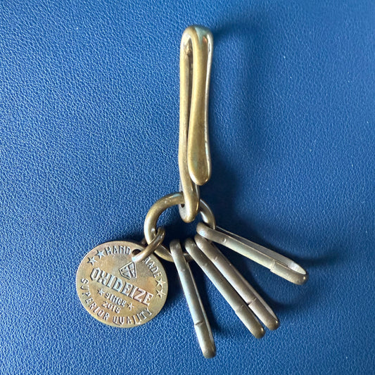 Copper Key Chain Belt U Hook - Handmade