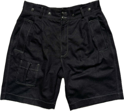 Luddite Fatigue Work Short Pant - Black