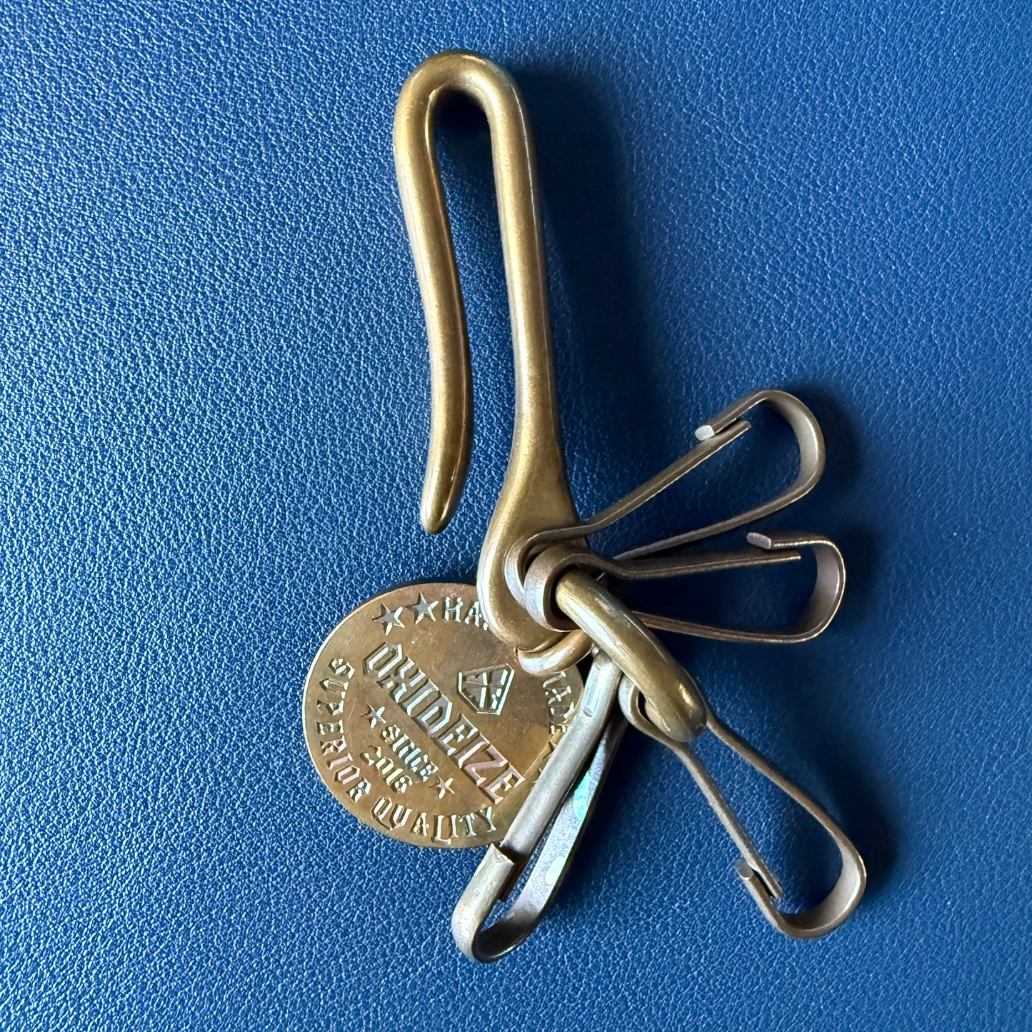 Copper Key Chain Belt U Hook - Handmade