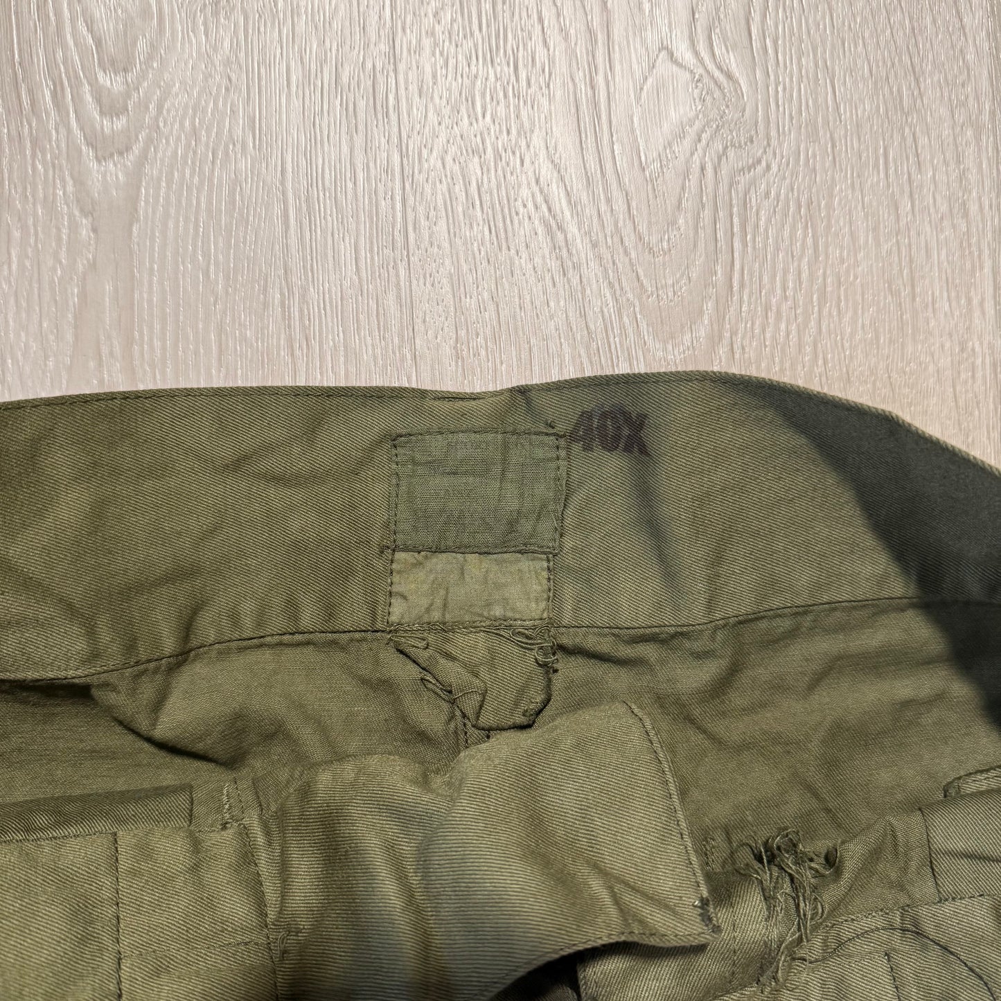 50s WWII Australian Army Jungle Shorts - W37-40- Olive Drill - 003