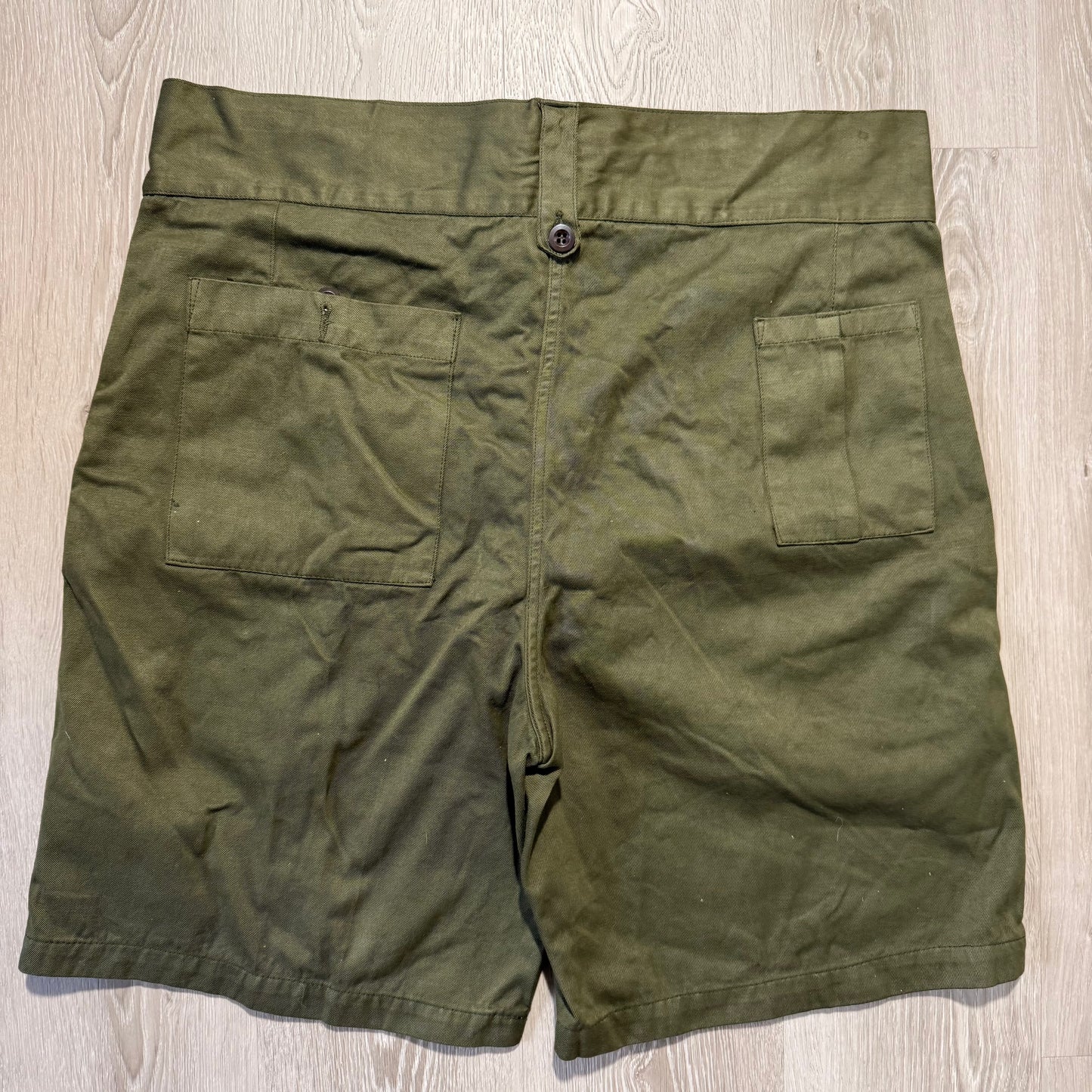 50s WWII Australian Army Jungle Shorts - W37-40- Olive Drill - 003