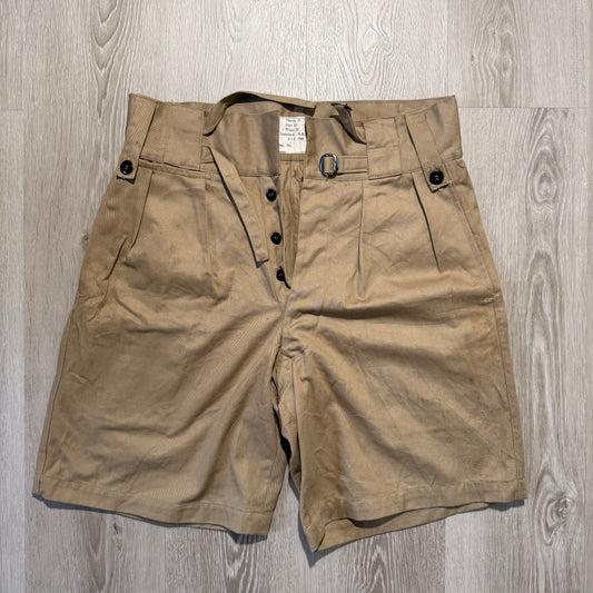 Vintage 50s Australian Army Khaki Short Pant, Gurkha Pant Rare DD Pre-Shrunk - 003 -  W28-33