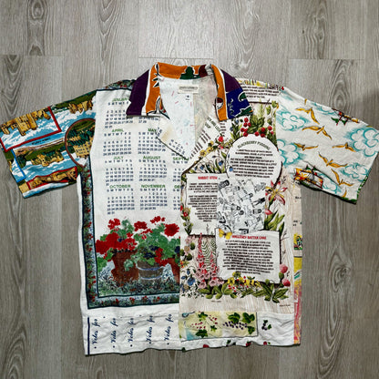 Luddite Vintage Fabric Patch Remake Shirt 002