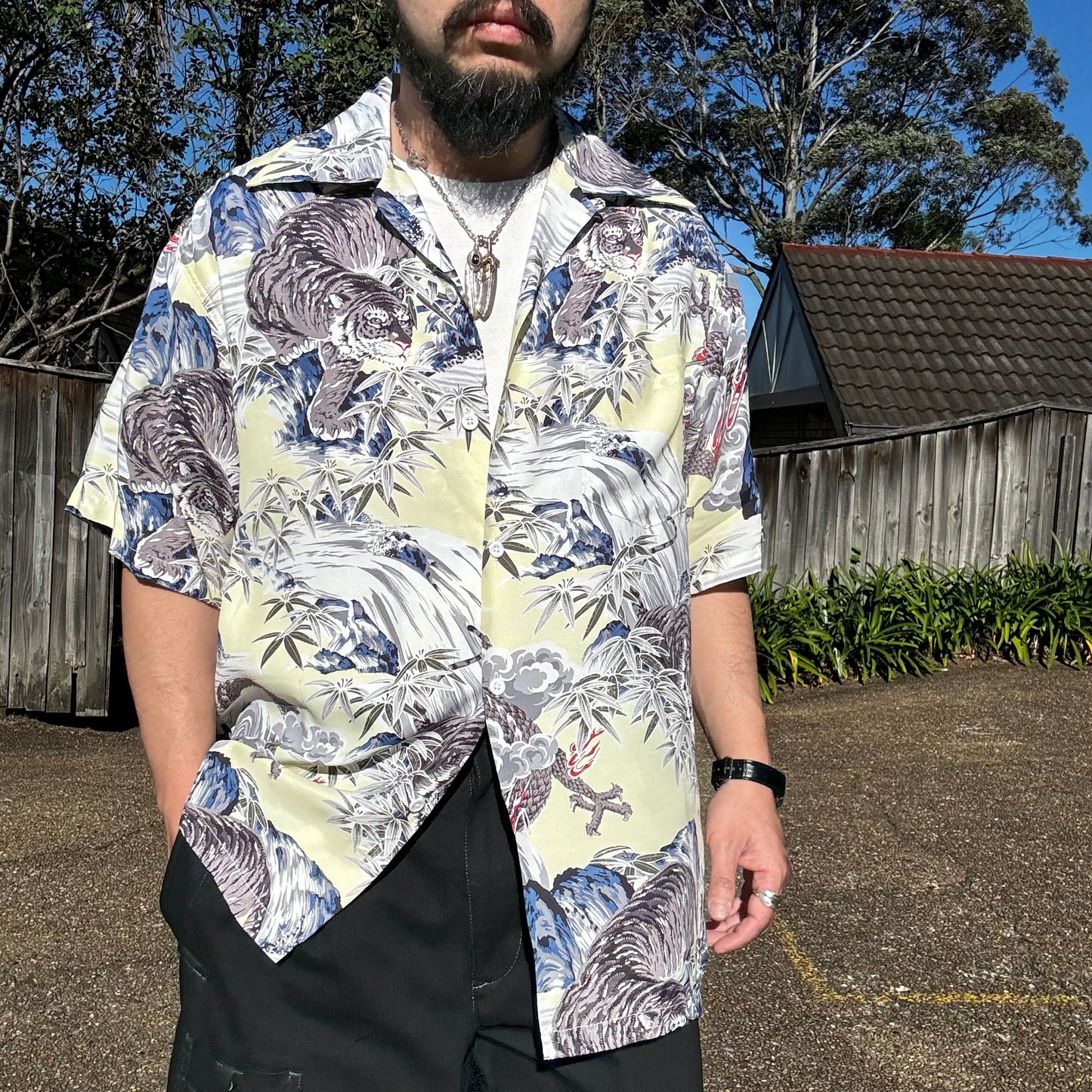 Tiger and Dragon Lemon Hawaii Shirt - Kona Bay Hawaii