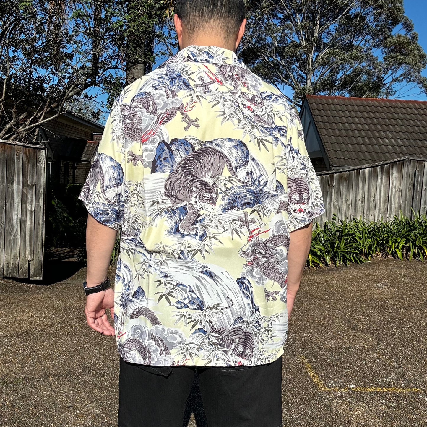 Tiger and Dragon Lemon Hawaii Shirt - Kona Bay Hawaii