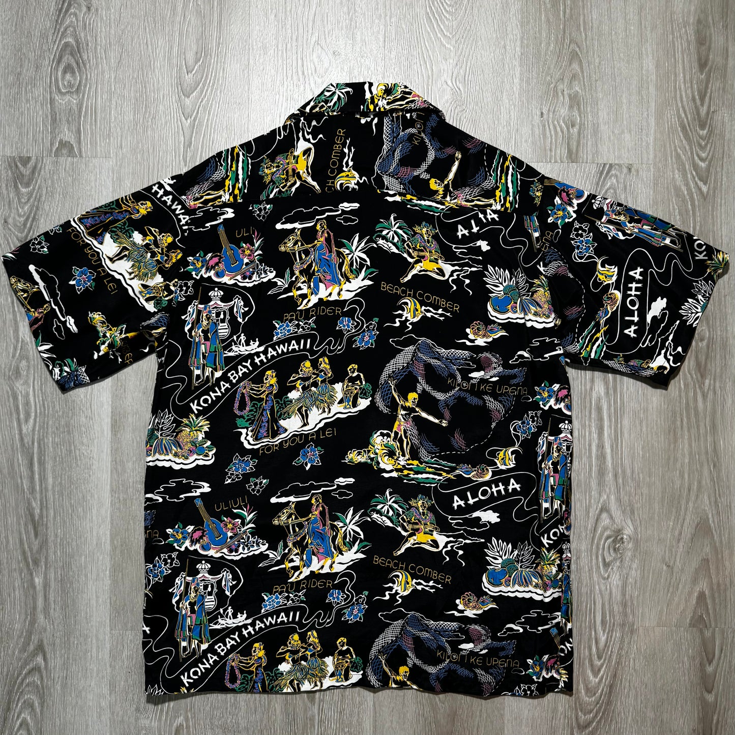 Land Of Aloha Black Hawaii Shirt - Kona Bay Hawaii