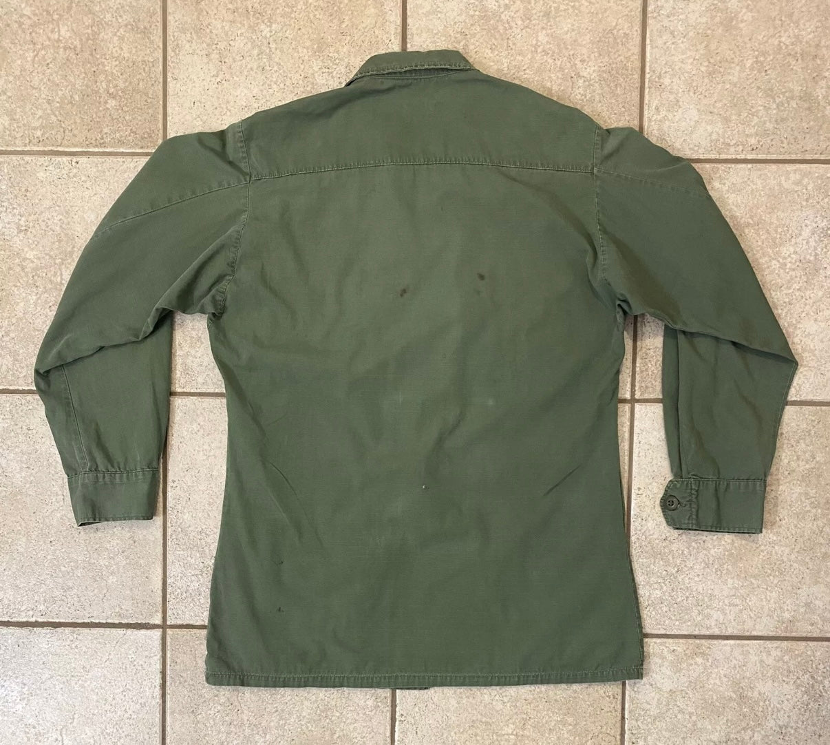 Vintage Vietnam OG 107 Slant Pocket Poplin Jungle Shirt