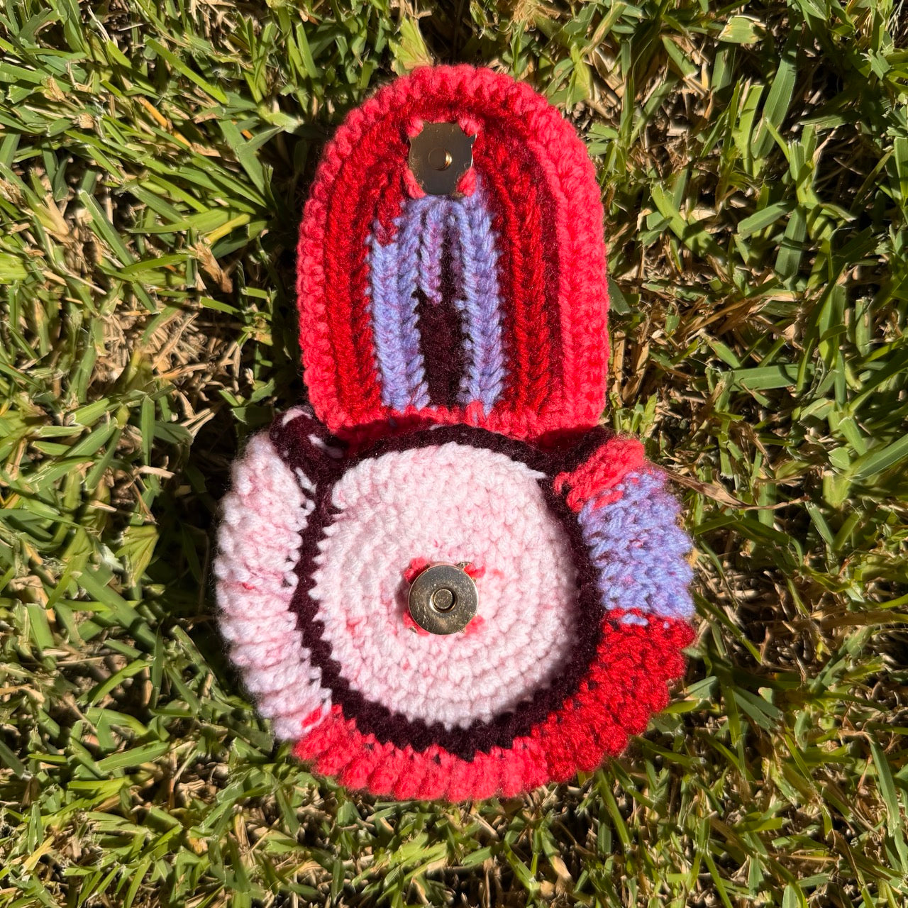 Berry Bliss Handmade Crochet Coin Purse