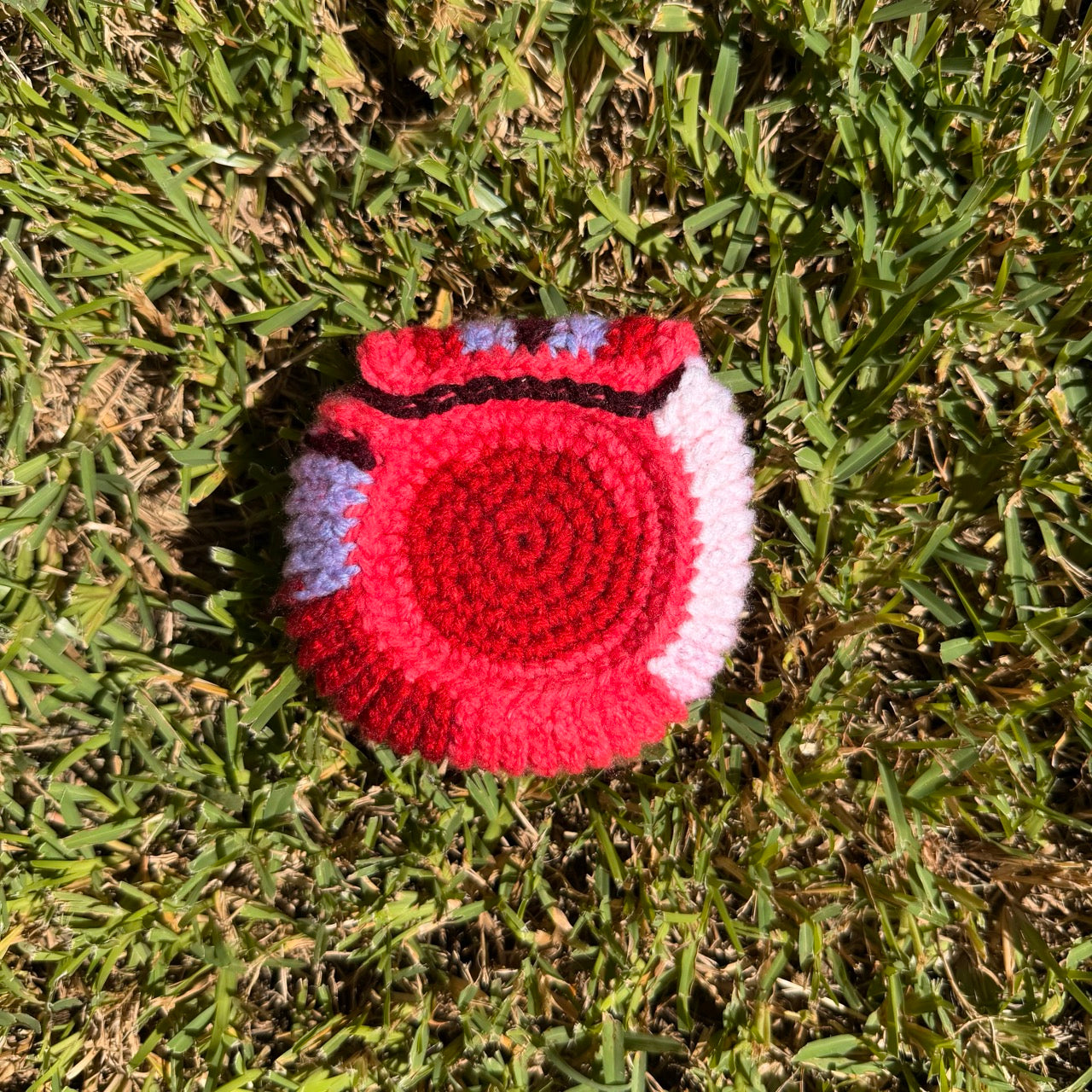 Berry Bliss Handmade Crochet Coin Purse