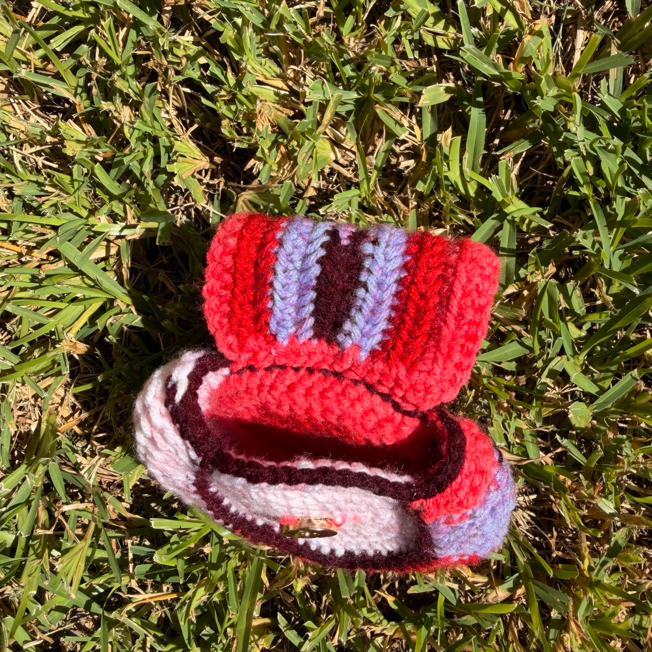 Berry Bliss Handmade Crochet Coin Purse