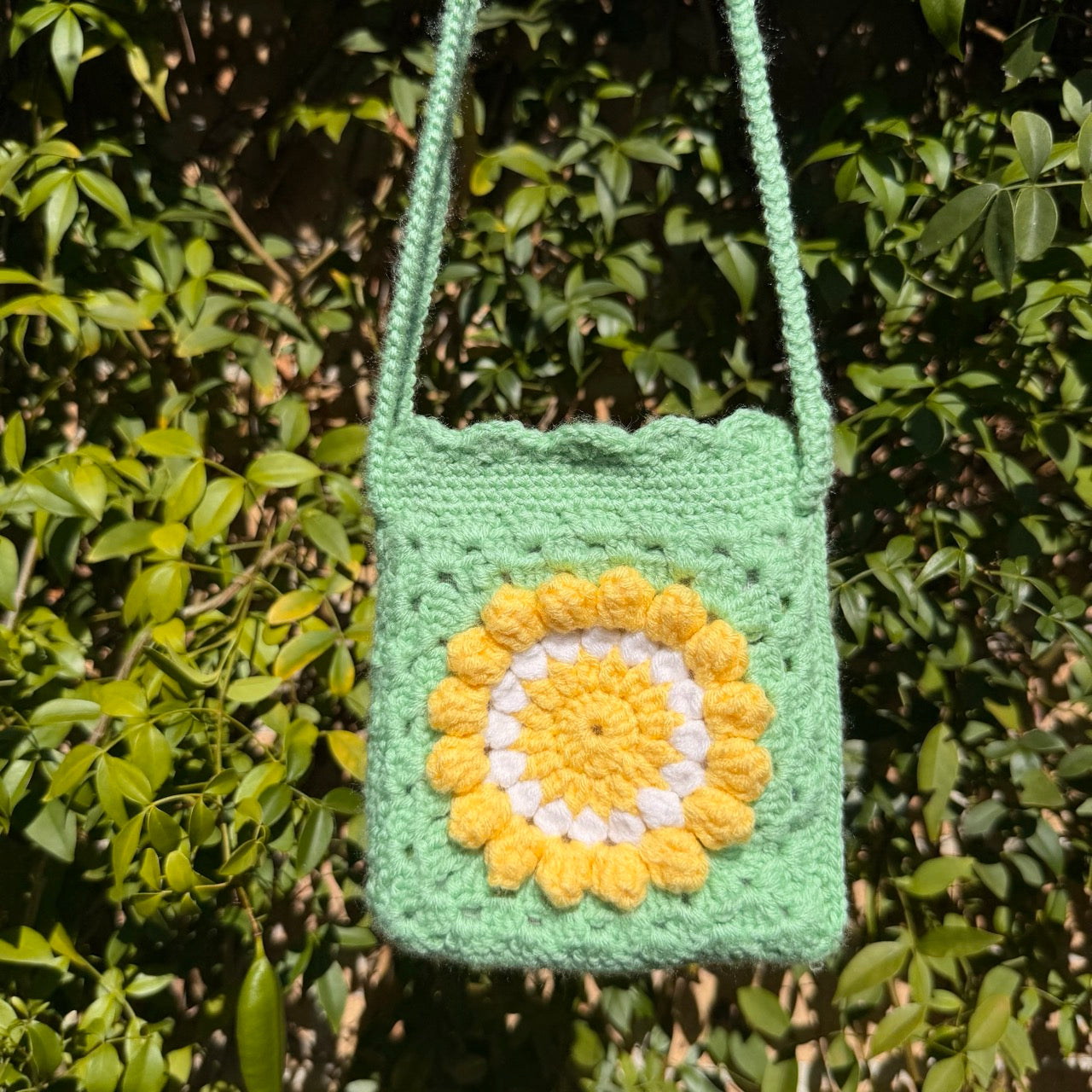 The Sunny Day Meadow Crochet Crossbody Bag